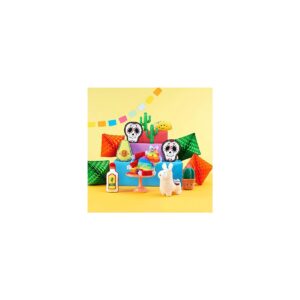 ZippyPaws - Zippy Burrow Interactive Squeaky Hide and Seek Plush Dog Toy - Donkey with Candy, Multicolored