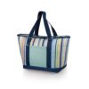 Oniva Topanga 19qt Cooler Tote Bag - Sky Blue with Multi Stripe Pattern