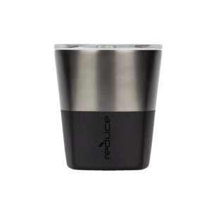 Reduce 10oz Lowball Tumbler Monotone Metallic Charcoal