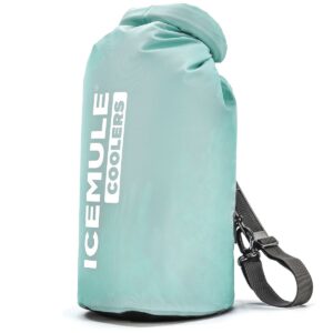 IceMule Classic Small Collapsible Portable Soft Side Roll Top 10 Liter 6 Can Lightweight Insulated Waterproof Leak Proof Backpack Cooler Sling Bag