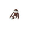 ZippyPaws - Spencer The Crinkle Monkey Dog Toy, Squeaker and Crinkle Plush Toy - Brown, X-Large