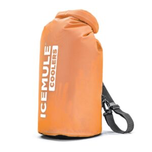 IceMule Classic Small Collapsible Portable Soft Side Roll Top 10 Liter 6 Can Lightweight Insulated Waterproof Leak Proof Backpack Cooler Sling Bag