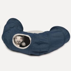 Catit Vesper Tunnel Cat Toy - Blue