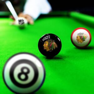 NHL Chicago Blackhawks Home & Away Billiard Ball Set