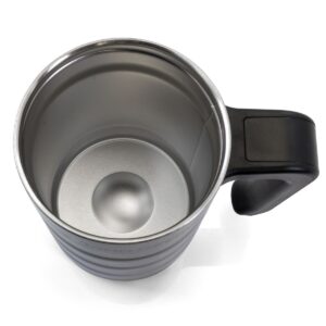 John Deere 17 Ounce Stainless Steel Thermal Travel Mug in Silver