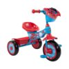 Huffy Marvel Spiderman 3 Wheel Preschool Training Tricycle with Steel Frame, Storage Basket, Plastic Pedals, and Handlebar Grips for Toddlers, Red