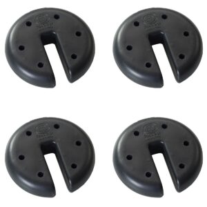 Quik Shade Instant Canopy Pop Up Disc Shaped Anchor Weight Plates Kit, Set of 4