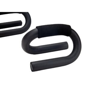 Mind Reader Push-Up Bar, Set of 2, Iron, Black