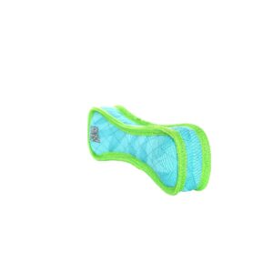 DuraForce Bone Dog Toy - Blue/Green - M/L