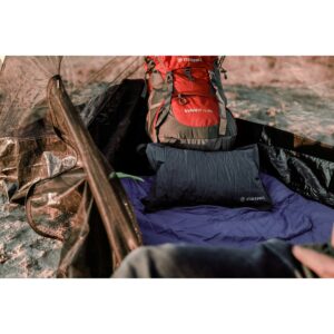 Stansport Self Inflating Outdoor Camping Pillow Seat Cushion Burgundy Grey