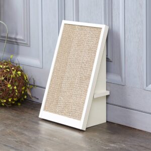 Way Basics Eco Incline Cat Scratcher - White