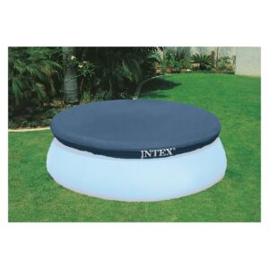 Intex 7.3 Ft Above Ground Swimming Pool Vinyl Round Cover Tarp, No Pool Included