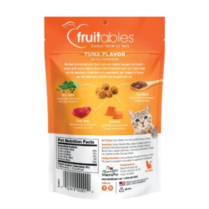 Fruitables Healthy Low Calorie Tuna and Pumpkin Crunchy Cat Treat - 2.5oz