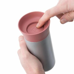 BergHOFF Leo 11.16oz 18/10 Stainless Steel Thermal Mug, Pink