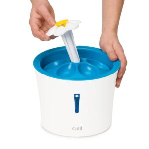 Catit Flower Fountain with LED Nightlight - Blue