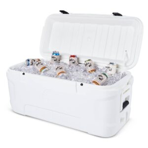 Igloo Marine Contour Hard Sided Portable 120qt Cooler - White