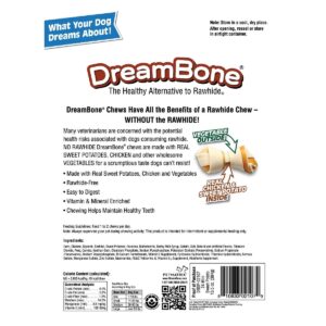 DreamBone Mini Vegetable and Chicken Chew with Real Sweet Potato Dog Treats - 24ct
