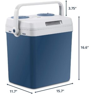 Ivation 25 Liter Portable Electric Cooler and Warmer - Great for Camping, Travel and Picnics