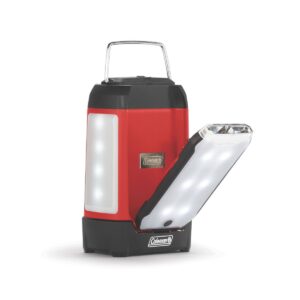 Coleman 2-Panel 400L LED Lantern - Red