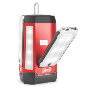 Coleman 3-Panel 600L LED Lantern - Red