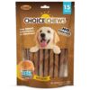 Cadet Choice Chews Peanut Butter Twists Dog Treats - 15ct