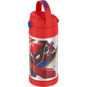 Thermos Spider-Man 12oz FUNtainer Water Bottle with Bail Handle - Red