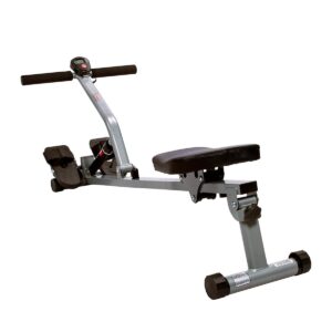 Sunny Health and Fitness Rowing Machine - Silver