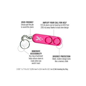 Sabre Personal Alarm Pink