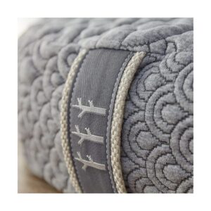 Brentwood Home Crystal Cove Meditation Cushion, Buckwheat Zafu Oval Floor Pillow, Made in California