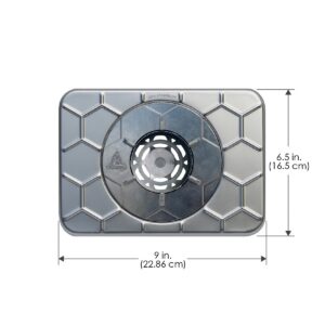 nCamp 4 Piece Outdoor Camping Cooking Stove Prep Surface Set with Carrying Case for Hiking and Backpacking