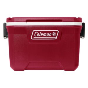 Coleman 52-Quart Hard Ice Chest Cooler - Mahogany Red