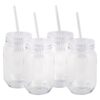 16oz 4ct Plastic Mason Jars