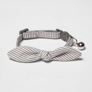 Stripe Cat Collar - Gray - Boots & Barkley™