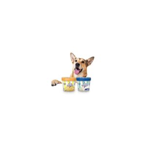 Pooch Creamery Dual Pack Peanut Butter and Vanilla Dog Treats - 2.32oz