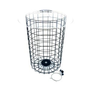 Droll Yankees Sunflower Domed Cage Shelter Feeder - Silver