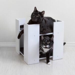 Hauspanther Cubitat Cat Bed - White By Primetime Petz