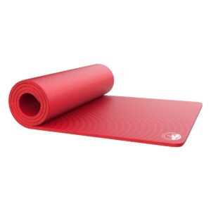 Wakeman Non-Slip Luxury Foam Twin Size Camping Sleep Mat - Red