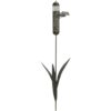 Woodlink 36-Inch Tall 0.50-Pound Capacity Portable Cattail Stake Bird Feeder with Metal Mesh Cage and Twist-Off Cap