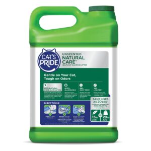 Cat's Pride Natural Care Unscented Multi-Cat Lightweight Litter -15lb