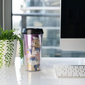 Just Funky Hatsune Miku Collectibles | Crypton Voice Hatsune Miku 16 oz Travel Mug