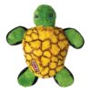 KONG Tough Plush Turtle Dog Toy - Green