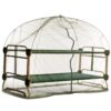 Disc-O-Bed X-Large Cam-O-Bunk Benched Bunked Double Cot + Mosquito Net and Frame