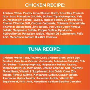 Iams Perfect Portions Grain Free Paté Chicken & Tuna Recipes Premium Wet Cat Food - 2.6oz/12ct Variety Pack