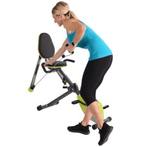 Stamina Wonder Recumbent Exercise Bike - Yellow