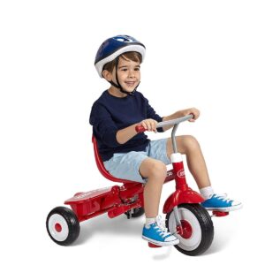 Radio Flyer Ultimate 4-in-1 Stroll ‘N Trike Ride On with 3-Point Harness, Red