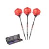 Elkadart Tornado 90% Tungsten Soft Tip Dart Set 4 Red and 2 Black Rings 18 Grams