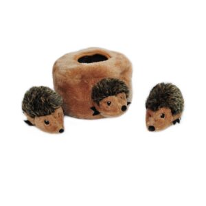 ZippyPaws Burrow Hedgehog Den Dog Toy