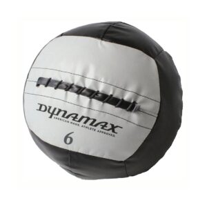 Dynamax Stinger II 6 Pound 14 Inch Diameter Exercise Weight Training Fitness Medicine Ball for Home Gym Core Toning Workout, Gray and Black