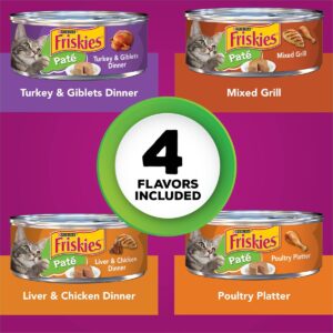 Purina Friskies Paté Wet Cat Food Poultry Favorites - 5.5oz/32ct Variety Pack