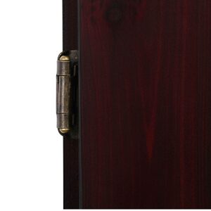 Viper Mahogany Finish Metropolitan Sisal Bristle Steel Tip Dartboard Cabinet